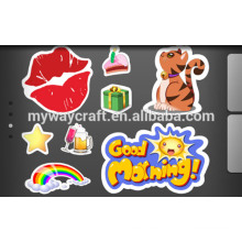 novelty custom die cut sticker